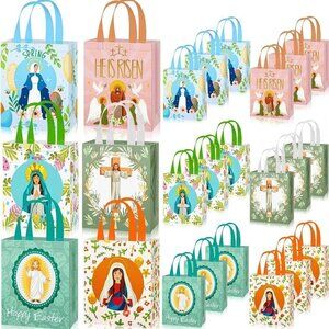Religious Easter Gift Bags with Handle (SET OF 24 BAGS) BRAND NEW